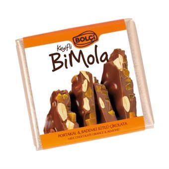 Bolçi Bi Mola Badem Portakal Süt Çikolata 70 gr