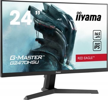 iiyama G-Master G2470HSU-B1 165 Hz 0.8 ms 23.8 inç FHD IPS Hoparlörlü HDMI Freesync 1920 x 1080 px LED Oyuncu Monitör