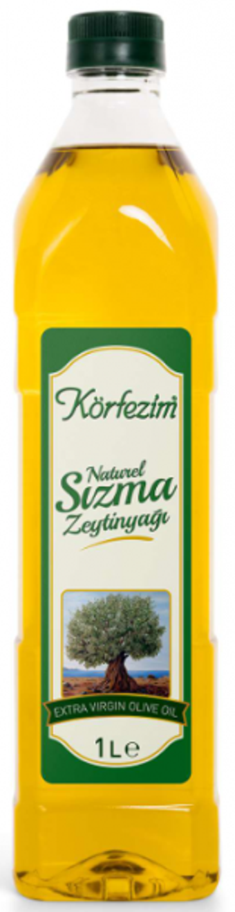 Körfezim Natürel Polifenolsüz Soğuk Sıkım Olgun Hesap Pet Sızma Zeytinyağı 1 lt