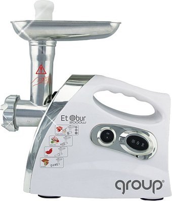 Group GR-3000 Etobur İçli Köfte Aparatlı 2000 W Kıyma Makinesi