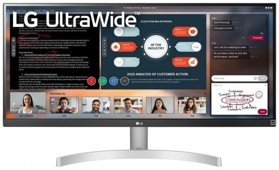 LG UltraWide 29WN600-W 75 Hz 5 ms 29 inç WFHD IPS Hoparlörlü HDMI Freesync 2560 x 1080 px LED Oyuncu Monitör