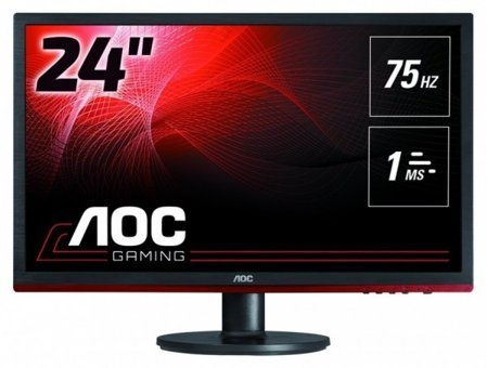 AOC G2460VQ6 75 Hz 1 ms 24 inç FHD TN Hoparlörlü VGA HDMI Freesync 1920 x 1080 px LED Oyuncu Monitör