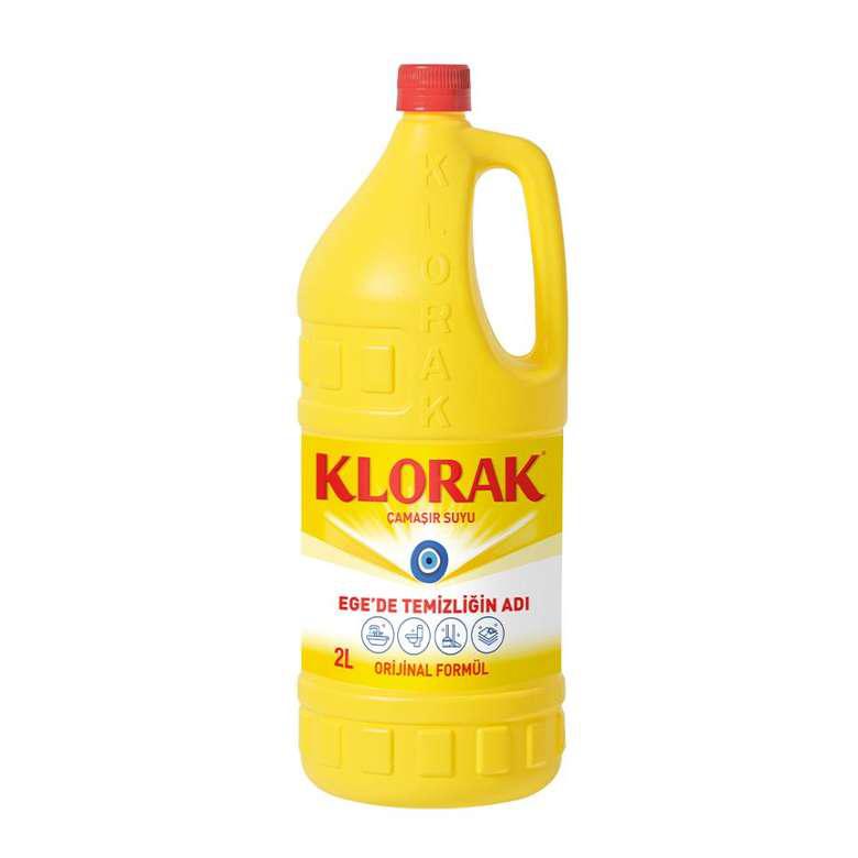 Klorak Beyazlar İçin Sıvı Çamaşır Suyu 6x2 lt