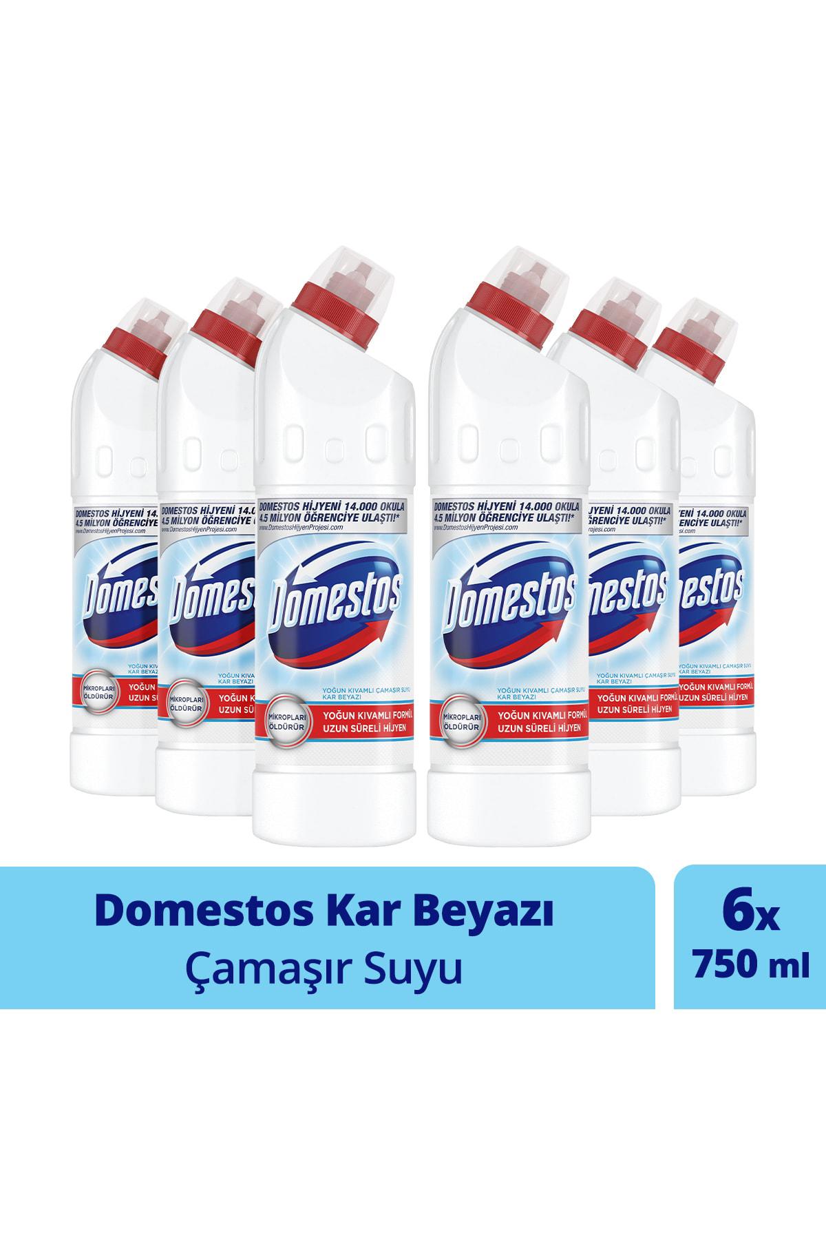 Domestos Beyazlar İçin Sıvı Çamaşır Suyu 6x750 ml