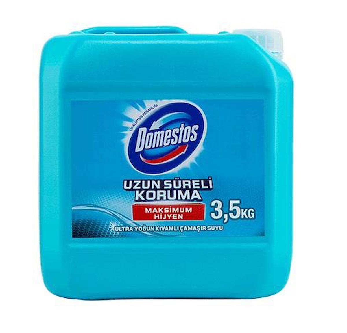 Domestos Okaliptus Ferahlığı Beyazlar İçin Sıvı Çamaşır Suyu 4x3.5 lt