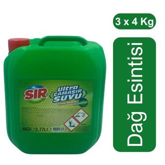 Sır Beyazlar İçin Sıvı Çamaşır Suyu 3x4 kg