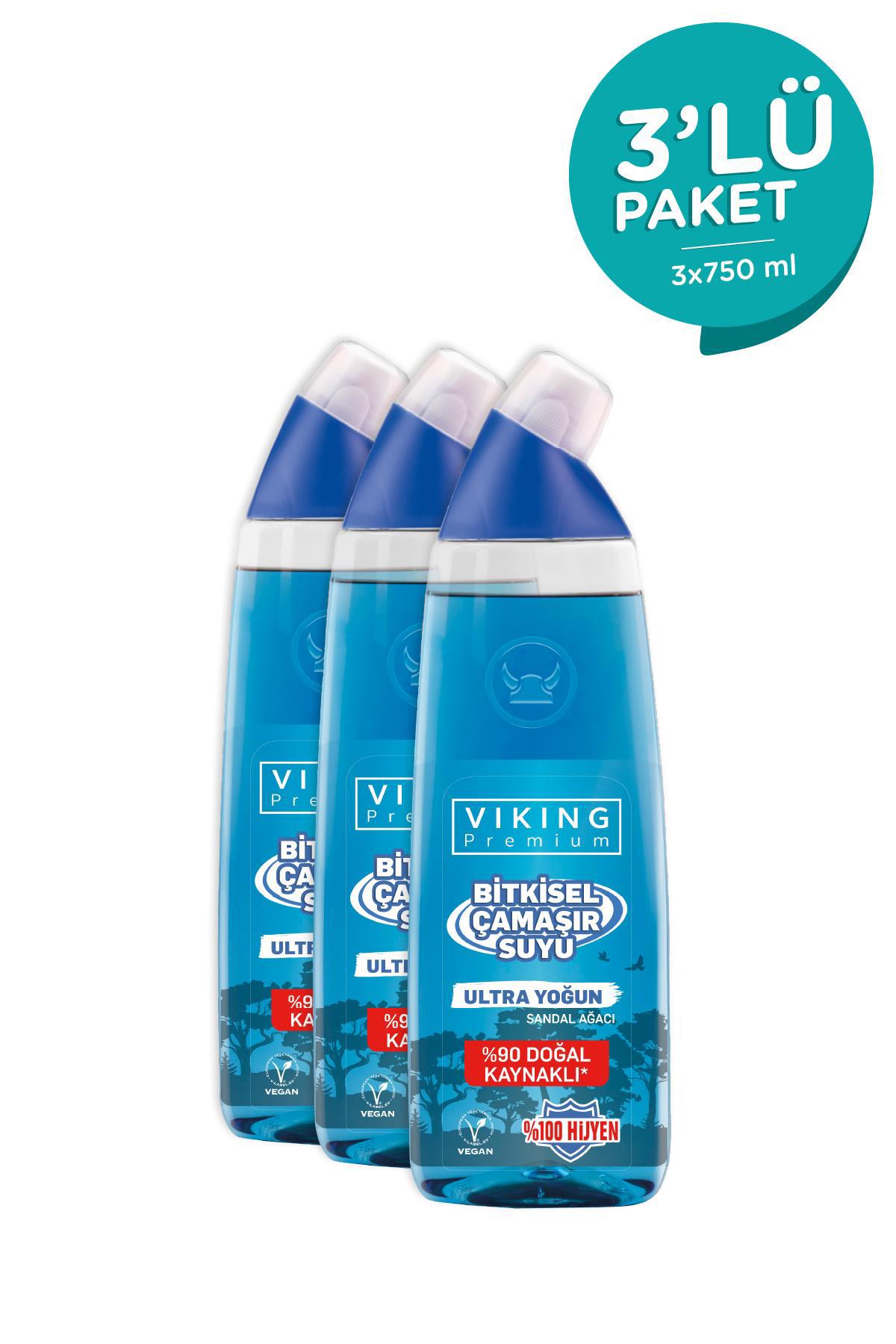 Viking Beyazlar İçin Sıvı Çamaşır Suyu 3x750 ml