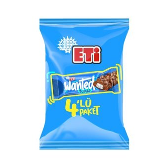 Eti Wanted Hindistan Cevizli Çikolata 32 gr 4 Adet