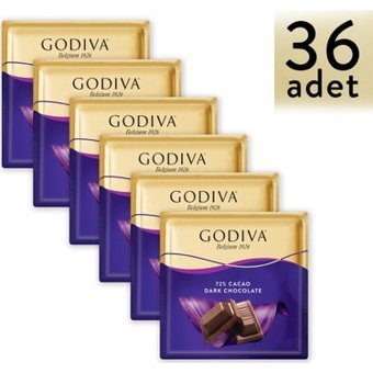Godiva Bitter Çikolata 60 gr 36 Adet