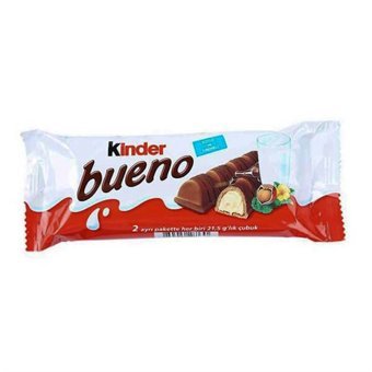 Kinder Bueno Fındıklı Çikolata 43 gr 2 Adet