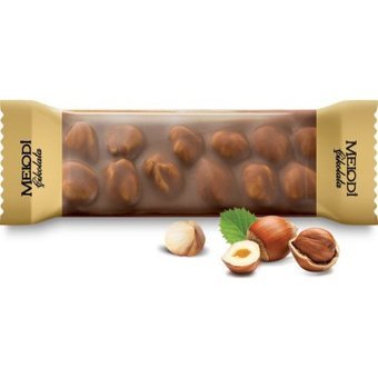 Melodi Çikolata Fındıklı Çikolata 30 gr 12 Adet