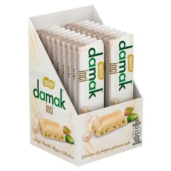 Nestle Damak Antep Fıstıklı Çikolata 12 Adet