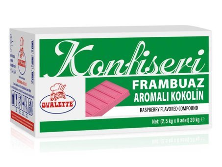 Ovalette Konfiseri Frambuazlı Çikolata 2.5 kg