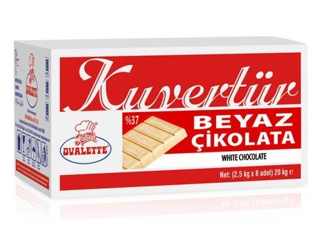 Ovalette Kuvertür Sütlü Çikolata 2.5 kg 8 Adet