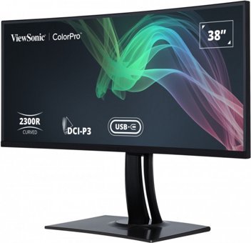 ViewSonic VP3881A 60 Hz 5 ms 37.5 inç UWQHD Kavisli Ekran+ Kavisli Ekran IPS Hoparlörlü HDMI Freesync 3840 x 1600 px LED Oyuncu Monitör