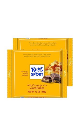 Ritter Sport Cornflakesli Çikolata 100 gr 2 Adet