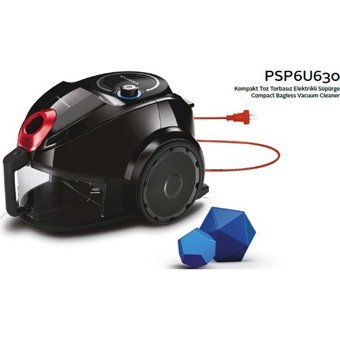 Profilo PSP6U630 600 W Hepa Filtreli 1.9 lt Kapasiteli Toz Torbasız Süpürge Siyah