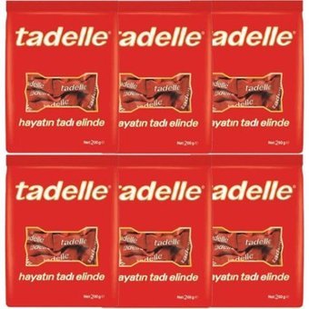Tadelle Fındıklı Çikolata 200 gr 6 Adet