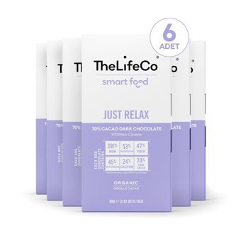 The Lifeco Smartfood Bitter Çikolata 80 gr 6 Adet
