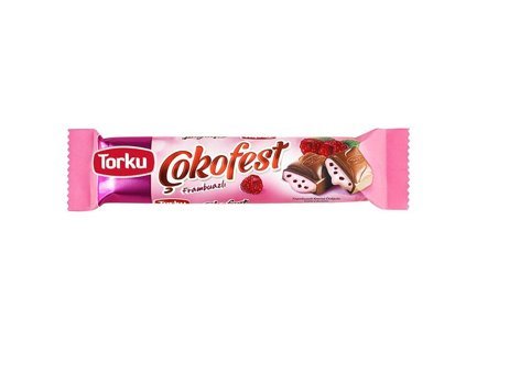 Torku Çokofest Frambuazlı Çikolata 34 gr 24 Adet