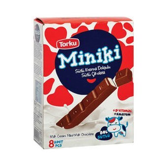 Torku Miniki Sütlü Çikolata 9 gr 8 Adet