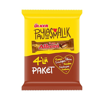 Ülker Albeni Karamelli Çikolata 160 gr 4 Adet