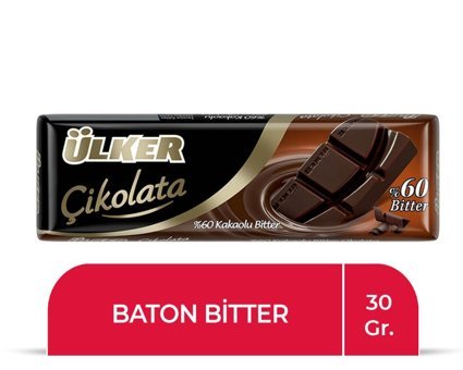 Ülker Bitter Çikolata 30 gr 12 Adet