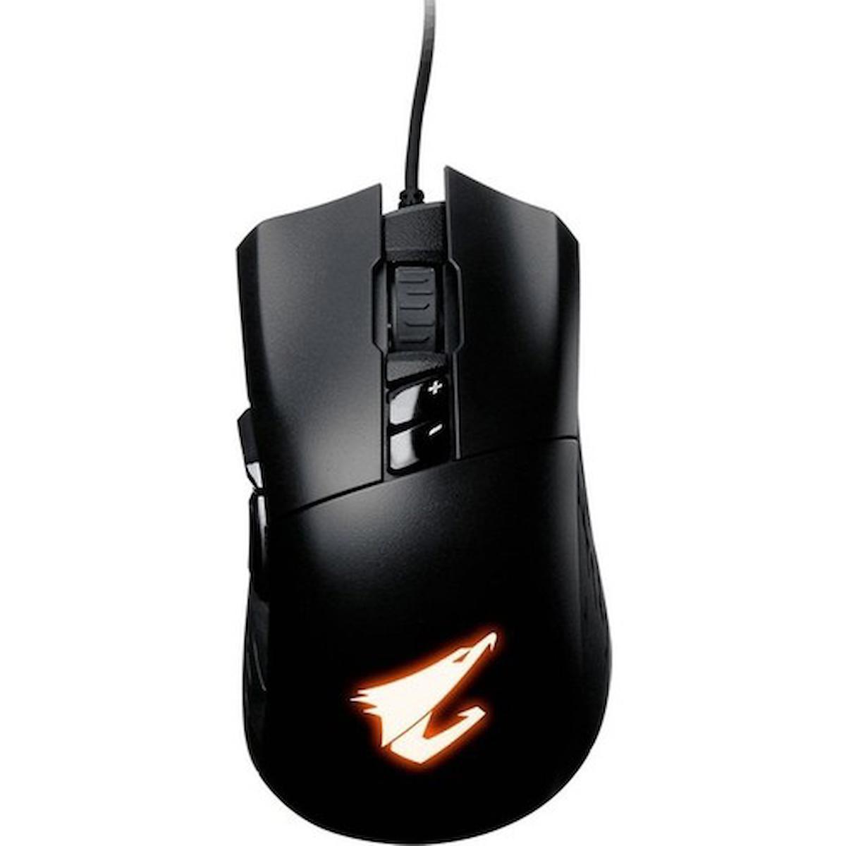Gigabyte RGB Makrolu Kablolu Siyah Optik Mouse
