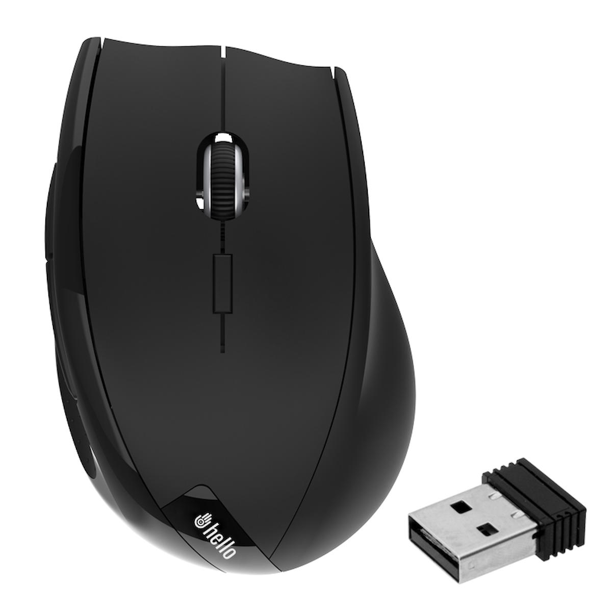 Hello HL-4704 Kablosuz Siyah Gaming Mouse