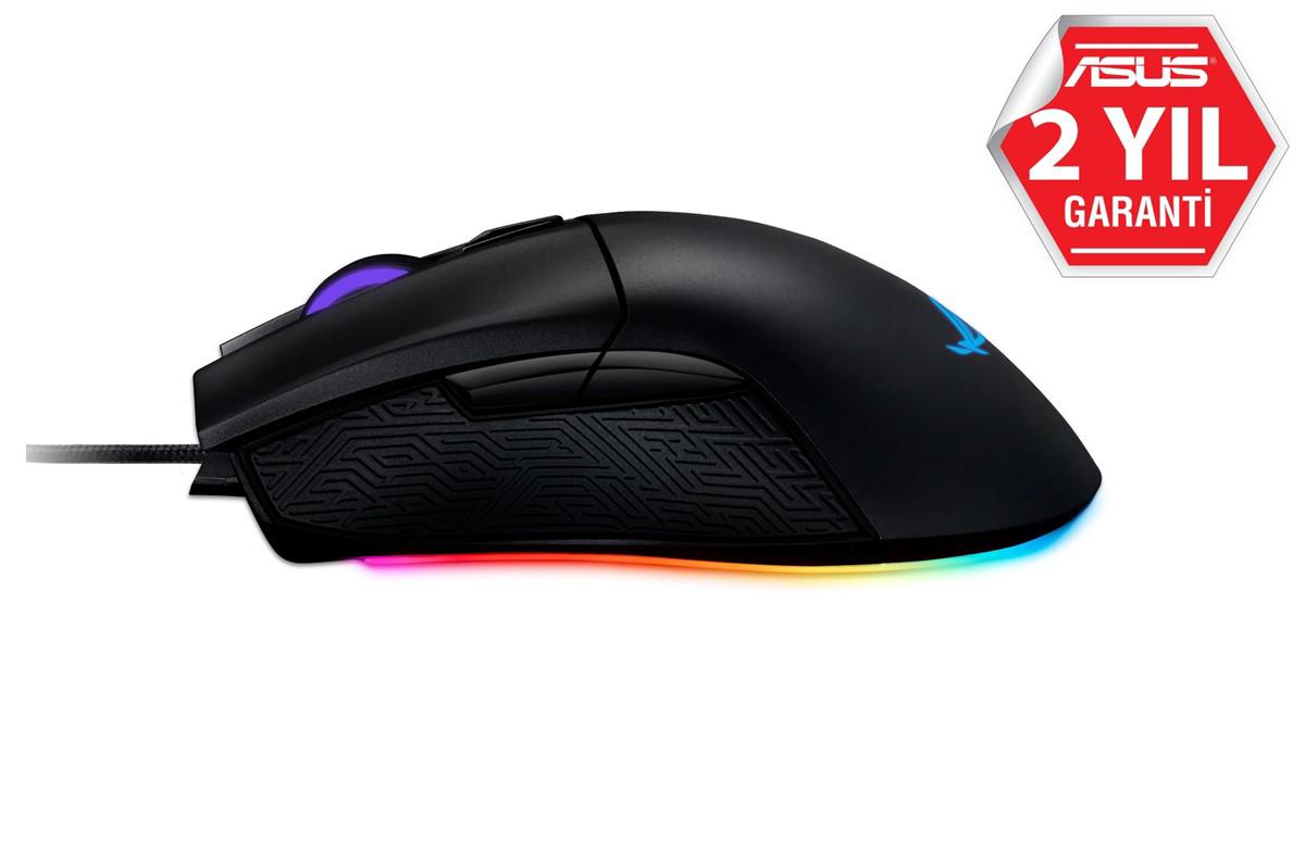 Asus ‎P504 Makrolu Kablolu Siyah Optik Mouse