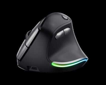 Trust 24731 RGB Ergonomik Dikey Kablolu Siyah Mouse