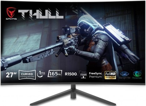 Thull TG-27C 165 Hz 1 ms 27 inç FHD Kavisli Ekran VA VGA HDMI Freesync 1920 x 1080 px LED Oyuncu Monitör