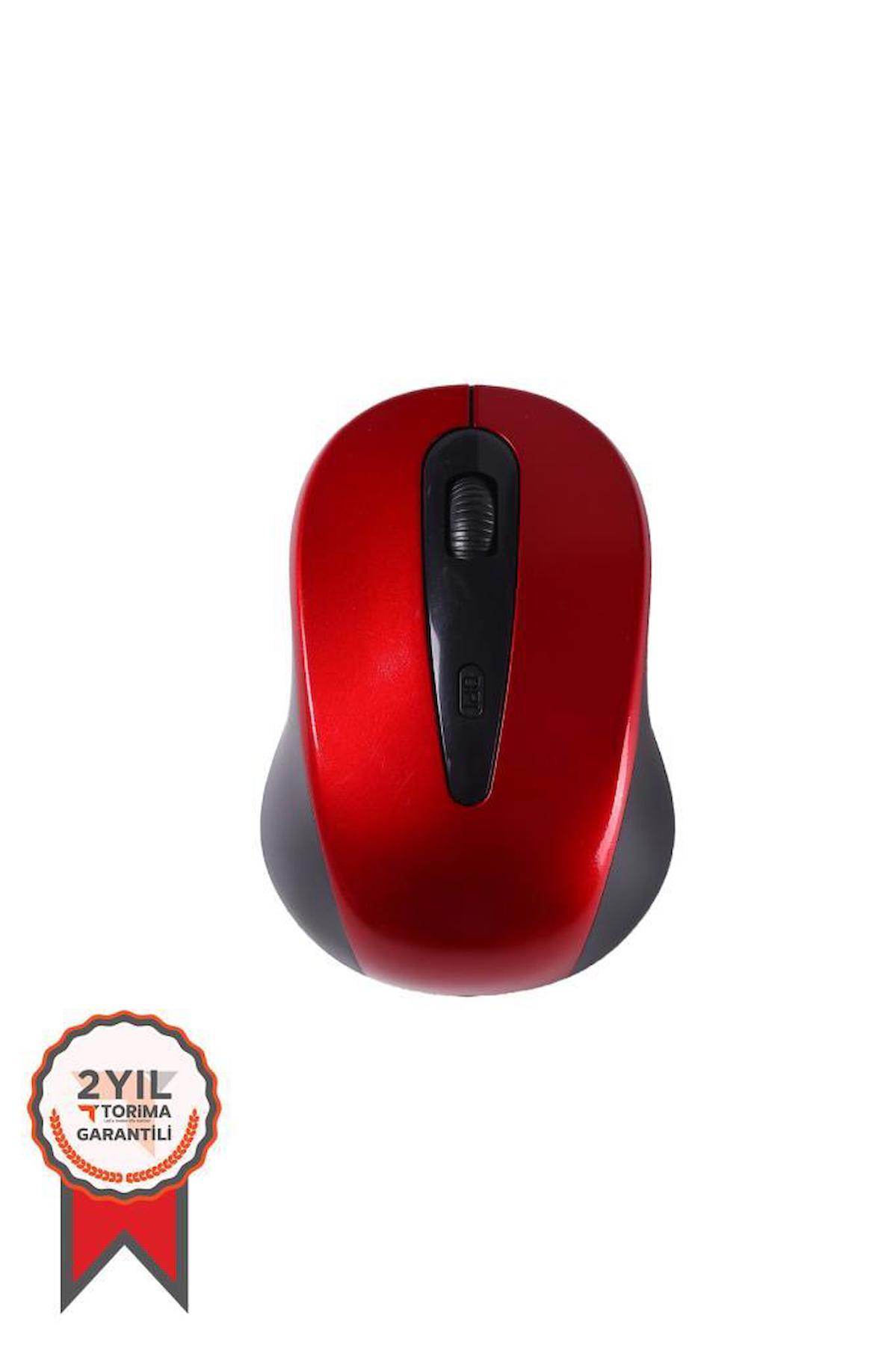 Torima Tm-07 Ergonomik Kablosuz Kırmızı Optik Mouse