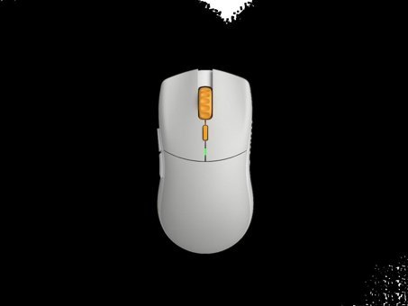 Glorious Kablosuz Gri-Sarı Optik Mouse