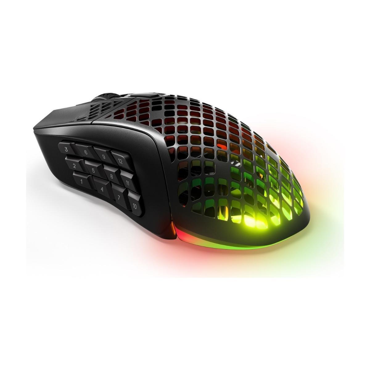 Steelseries Aerox 9 RGB Makrolu Kablosuz Siyah Optik Mouse