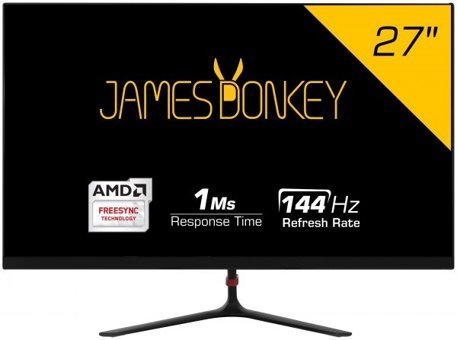 James Donkey JD27FG1MS144 144 Hz 1 ms 27 inç FHD VA HDMI Freesync 1920 x 1080 px LED Oyuncu Monitör