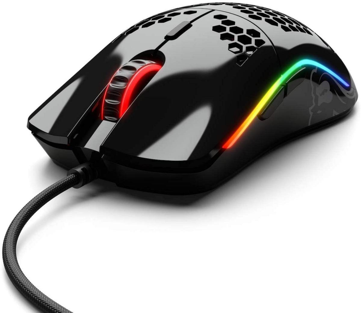 Glorious D Makrolu Kablolu Siyah Optik Mouse