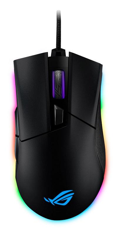 Asus Rog Gladius RGB Makrolu Kablolu Siyah Optik Mouse