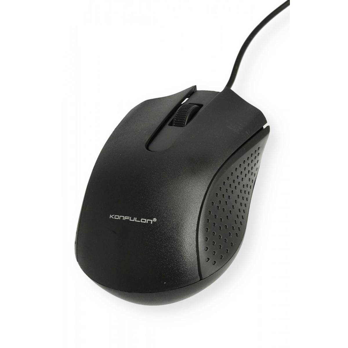 Konfulon B300 Kablolu Siyah Optik Mouse
