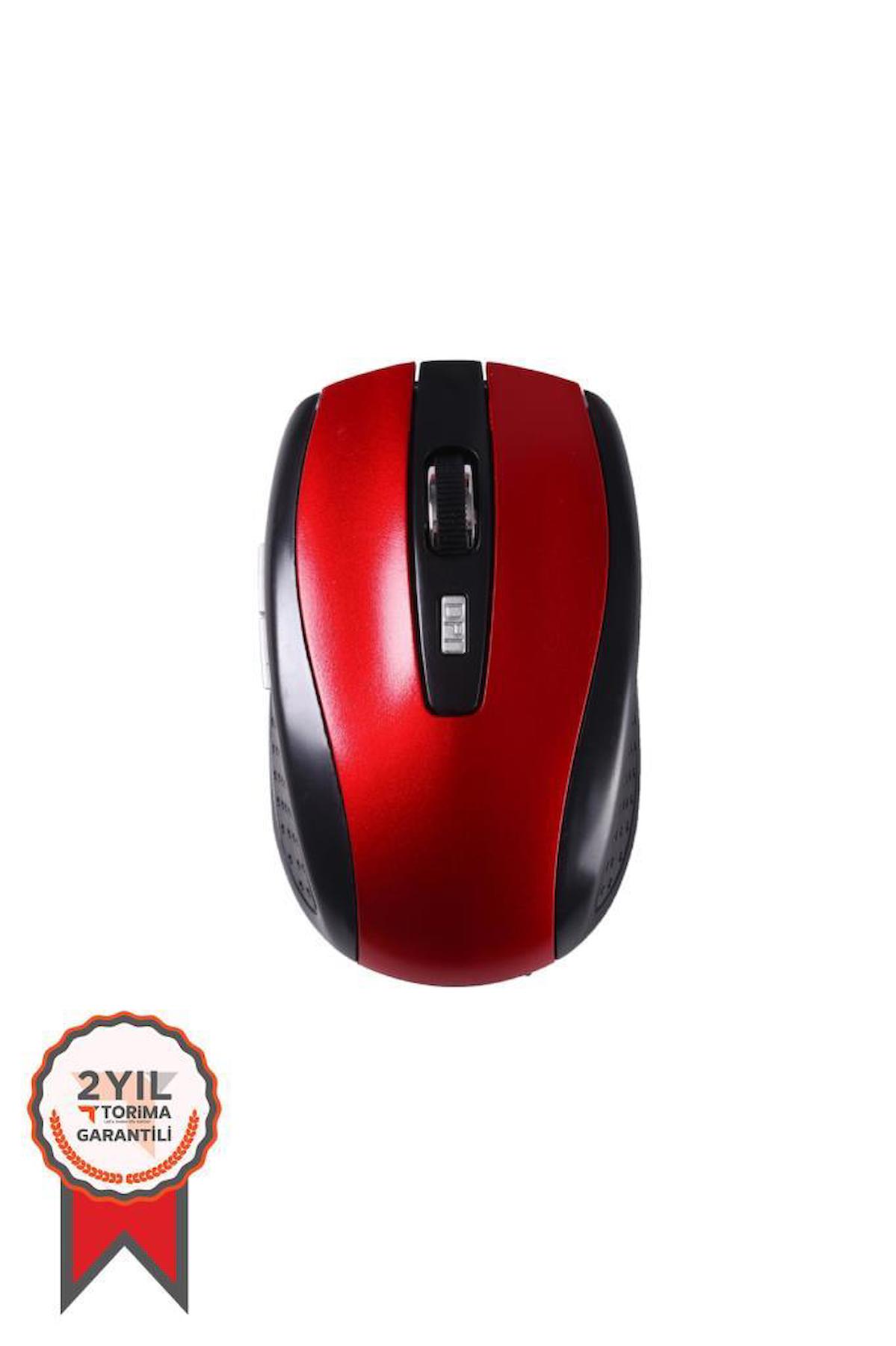 Torima Tm-08 Ergonomik Kablosuz Kırmızı Optik Mouse