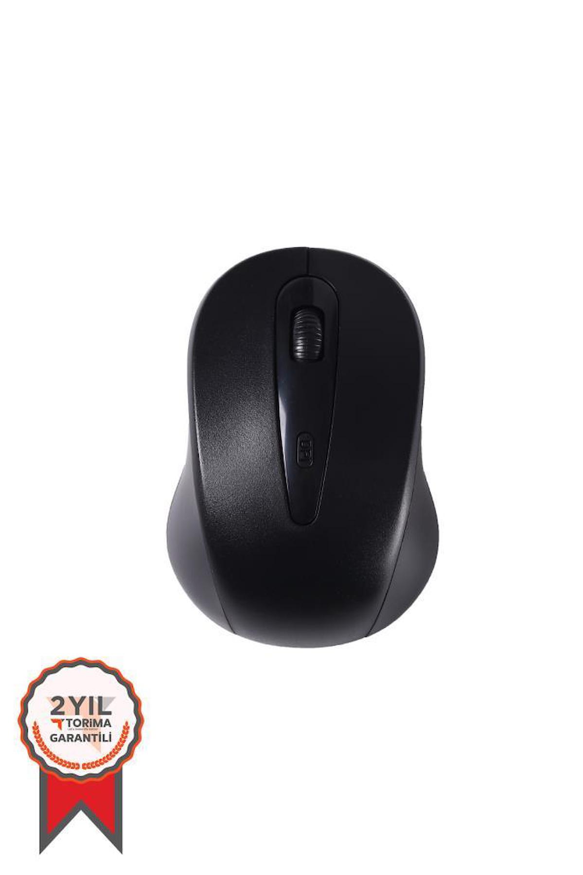 Torima Tm-07 Ergonomik Kablosuz Siyah Optik Mouse