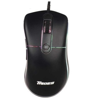 Muhtelif Gm66 Kablolu Siyah Blue Spot Mouse