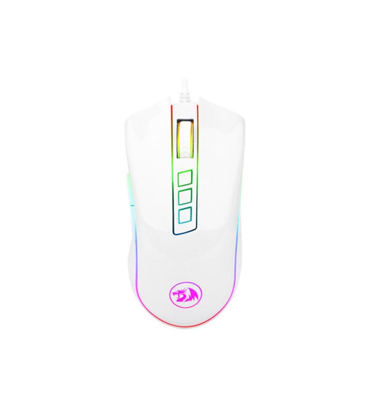 Redragon M711 Makrolu Kablolu Beyaz Gaming Mouse