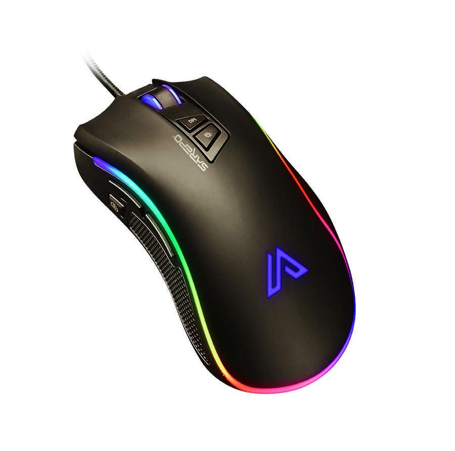 Fuchsia GT-300 RGB Ergonomik Makrolu Kablolu Siyah Mouse