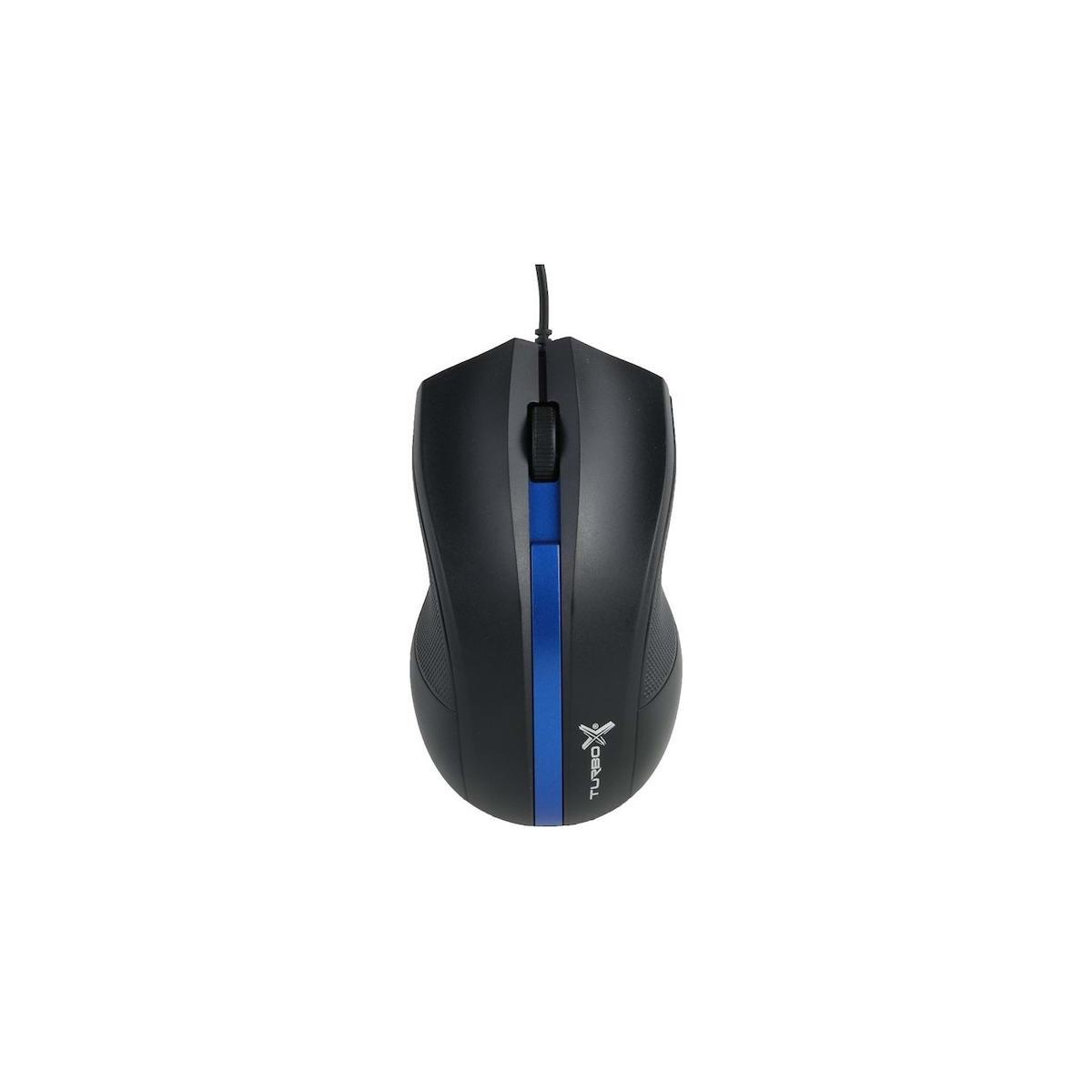 Turbox Tr-M6 Ergonomik Kablolu Mavi Optik Mouse