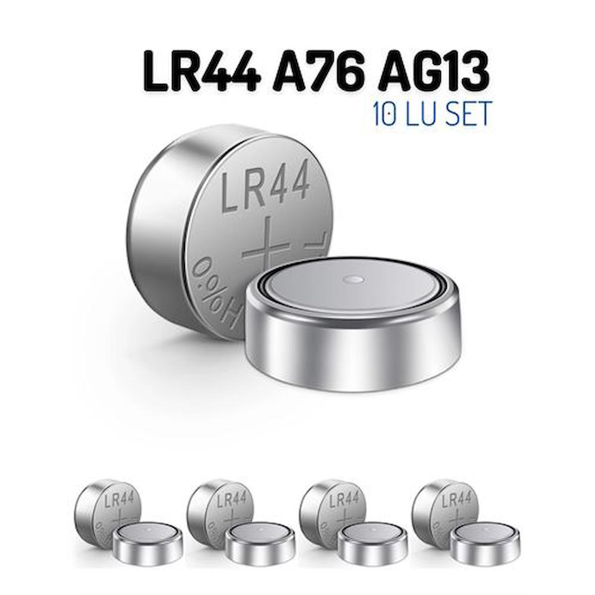 Megavox LR44 1.55 V Alkalin Düğme Pil 10'lu