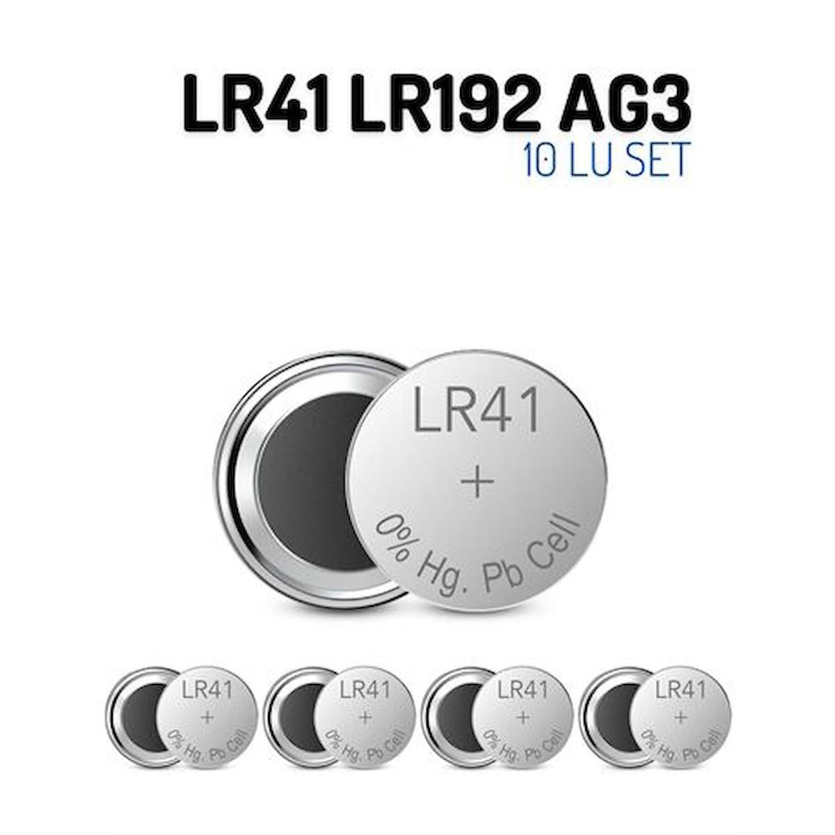 Magnavox LR41 1.55 V Alkalin Düğme Pil 10'lu