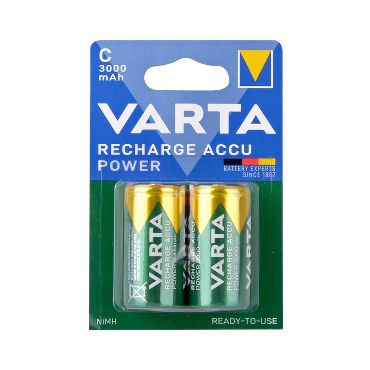 Varta HR14 56714 1.2 V 3000 mAh Ni-Mh C / Orta Şarjlı Pil 2'li