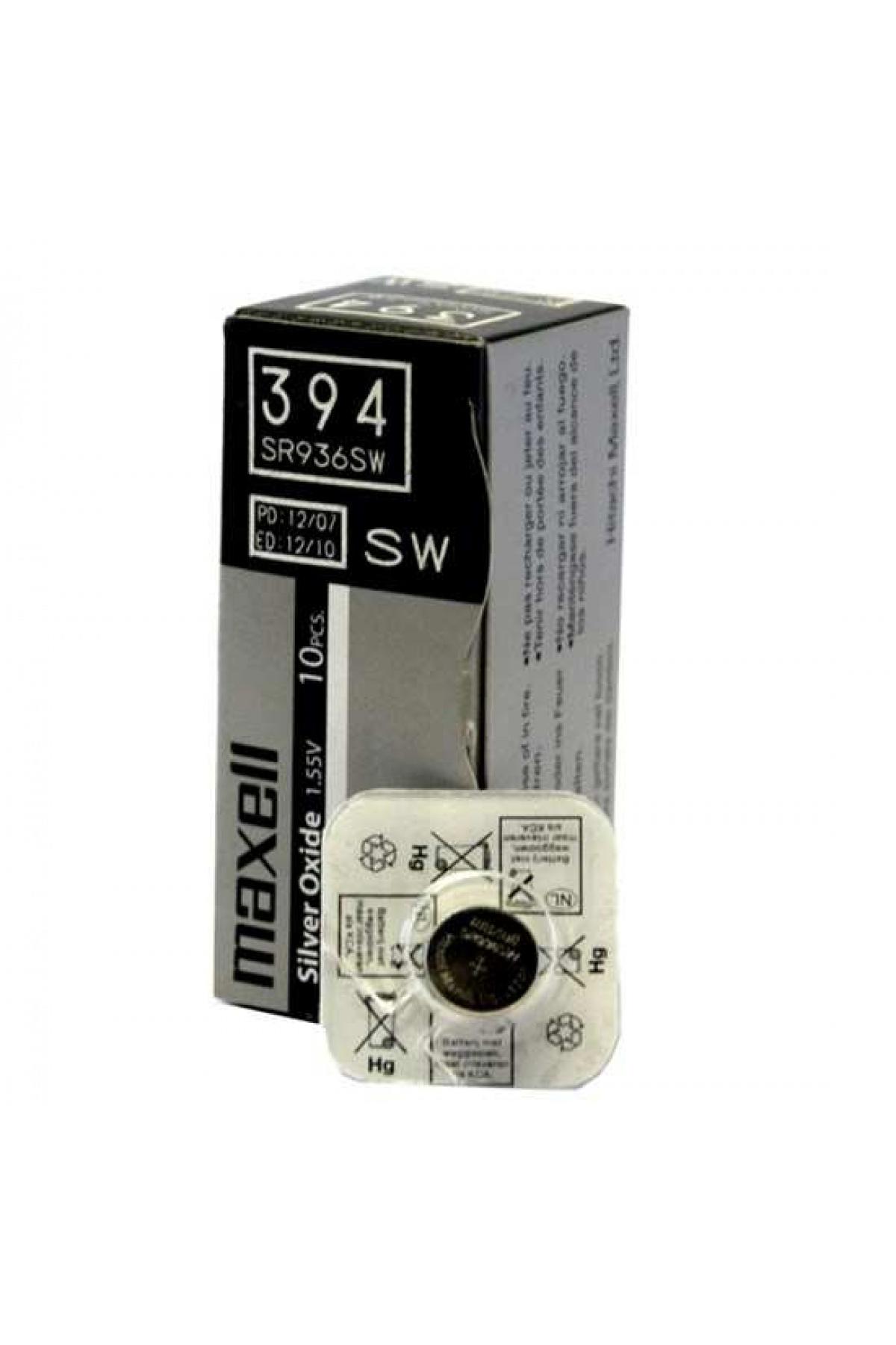 Maxell SR936SW394 1.55 V Düğme Pil 10'lu