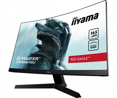 iiyama G-Master G2466HSU-B1 165 Hz 1 ms 23.6 inç FHD Kavisli Ekran VA Hoparlörlü HDMI Freesync 1920 x 1080 px LED Oyuncu Monitör